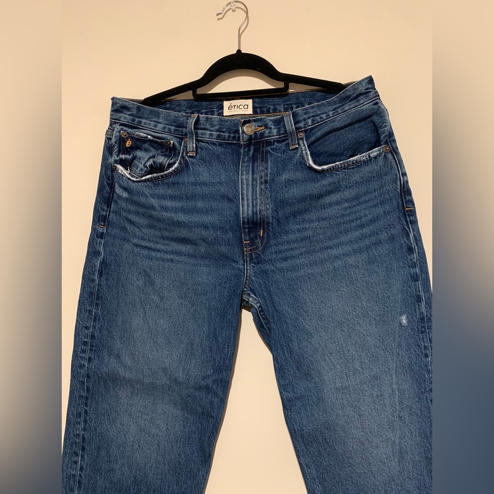 Etica Rhea Mid Rise Straight Jeans